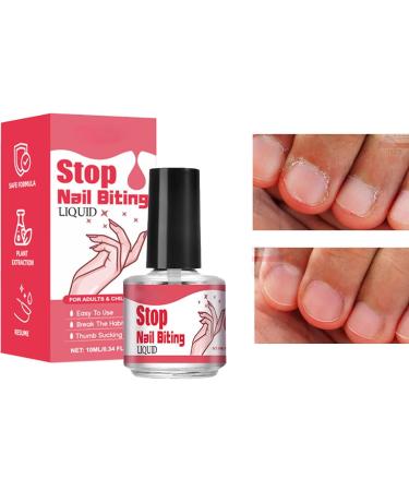 10ml No Bite Nail Polish - Nail Biting Stopper for Kids | Children Bitter Nail Water Nail Biting Prevention Polish | Anti Bite Nail Polish for Kids & Adults - Buy Online on SooperMarket.com