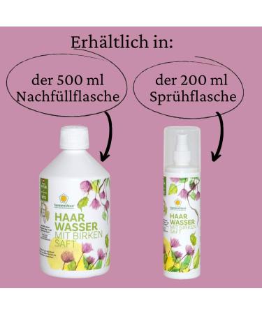 Natural Hair Tonic 200 ml | Birch Sap | SonnenMoor | Austrian Family Business | International Shipping - Buy Online on SooperMarket.com