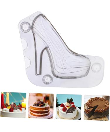 PRETYZOOM Chocolate Mold Shoe Fondant Mold 3D Shoes Cake Mold for Chocolate 3D High Heel Meaningful Gift Sugarcraft Mold Soap Making Decor Reusable Mold Muffin Cartoon Plastic Miss - Buy Online on SooperMarket.com