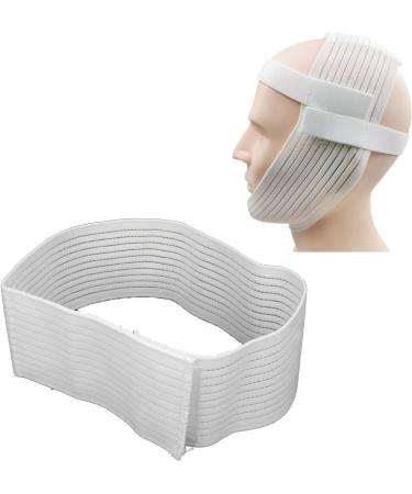 Adjustable White Chin Strap Snore Tape for Improved Sleep Quality - Buy Online on SooperMarket.com