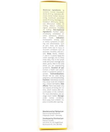 Pascoe Lymphdiaral Drainage Cream 100 G Homeopathic remedy used to relieve symptoms of swelling and inflammation such as pain fever and swollen lymph nodes due to injury or recurrent conditions such as earaches tonsillitis and sinusitis Steroid-free corti - Buy Online on SooperMarket.com