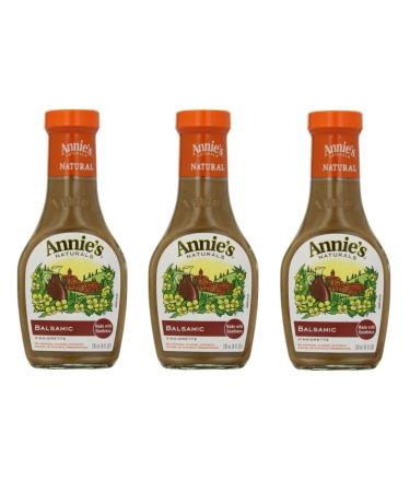 Annies Natural Dressing ,Balsamic ,8 Fl oz, (Pack of 3)