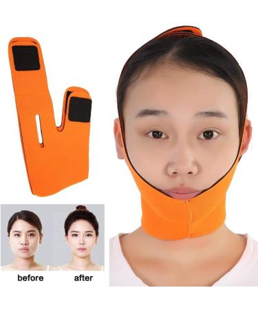 Face Slimming Cheek Mask V Line Facial Mask Chin Lift Up Anti Wrinkle Mask Face Line Slim up Belt (Orange) - Buy Online on SooperMarket.com