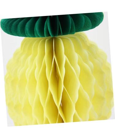 16 Pcs Plant Ornament Honeycomb Party Favors Party Decor Honeycomb Pineapple Yellowx2pcs 8PCS 20CMx2pcs - Buy Online on SooperMarket.com