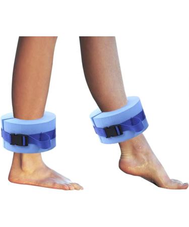WYSRJ 2 PCS Foam Water Exercise Cuffs Set - Blue | Ankle & Arm Belts for Swimming Fitness - Buy Online on SooperMarket.com