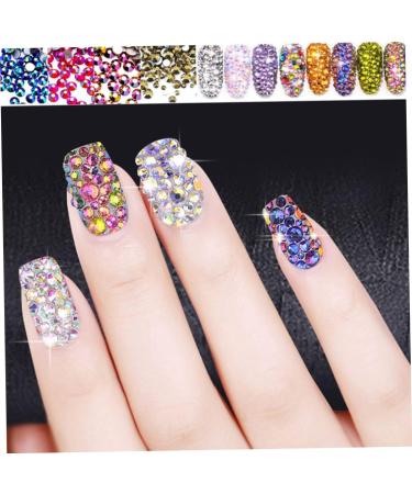 Nail Rhinestones Kit DIY Nails Rhinestones Nail Art Cosmetics Clothes Design Jewels Diamond Accessories Type4 - Buy Online on SooperMarket.com