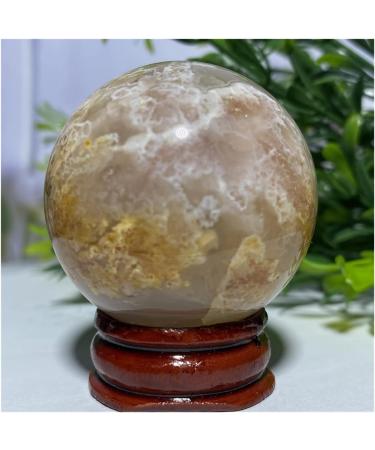 Natural Crystal Rough Natural Sphere Cherry Agate Crystal Ball Natural Gemstones Reiki Quartz Sphere Fengshui Home Decoration 1pc (Color : 120-130g) - Buy Online on SooperMarket.com