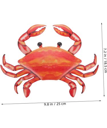 Cabilock 1pc Wall Decoration Pendant Outdoor Wall Art Wall Sticker Decor Decoration for Home Red Wrought Iron - Buy Online on SooperMarket.com
