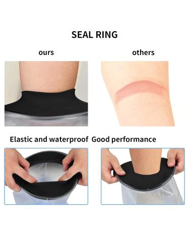 yuoseg Waterproof Cast Shower Cover Leg for Adults Foot and Lower Leg Cast Wounds Protector Showering Bath Accessories - Buy Online on SooperMarket.com