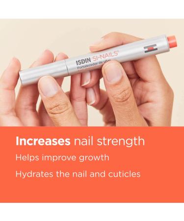 ISDIN SI-NAILS Nail Strengthener with Hyaluronic Acid - Cuticle Serum Treatment - Buy Online on SooperMarket.com