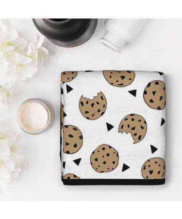 YYHHAOFA Cookies Food Chocolate Chip Biscuits Prints Coral Velvet Towel 16x28in : Skin-Friendly and Comfortable Good Water Absorption Light and Soft - Buy Online on SooperMarket.com