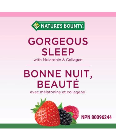 Nature's Bounty Gorgeous Sleep Gummy with Melatonin & Collagen 60 Gummies - Buy Online on SooperMarket.com