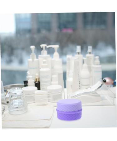 ABOOFAN 2 Sets Cream Box Travel Makeup Jar Makeup Pots Container Travel Container for Cream Leakproof Cosmetic Jar Salve Jar Lotion Cream Jar Purple Storage Box Airless Vacation Silica Gel - Buy Online on SooperMarket.com