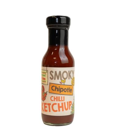 South Devon Chilli Farm | Smoky Chipotle Chilli Ketchup Homegrown Gluten free Vegetarian and Vegan friendly Medium Heat Delicious dipping For Chilli lovers 280g