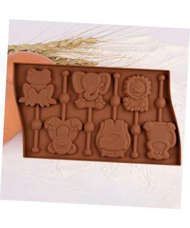 MAGICLULU 3pcs 6 Fondant Molds Animal Cake Baking Mold Silicone Gummy Mold Animal Stencils Ice Block Mold Silicone Baking Molds Candy Molds Baking Fondant Mold Cartoon Lollipop Mold mediumx3pcs As Shownx3pcs - Buy Online on SooperMarket.com