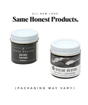 Gray Ghost Strong Hold Vegan Cream by Shear Revival - Long-lasting Style and Hold - Buy Online on SooperMarket.com