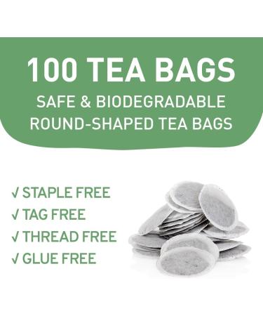 Handpick Masala Chai Tea Bags 100 Count - Strong & Aromatic Blend with Cinnamon, Pepper, Cloves & Cardamom - Premium Quality Round Bags - Eco-conscious Packaging - Buy Online on SooperMarket.com