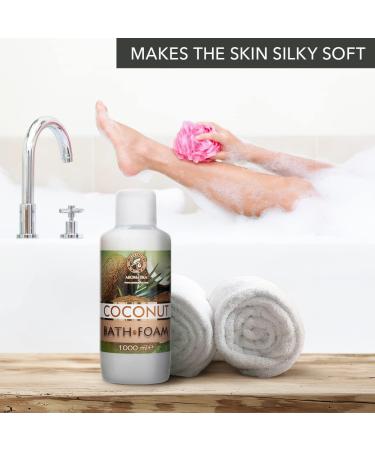 Buy Coconut Bathing Foam 1000ml | Relaxing Aromatherapy Spa Experience | Body Care & Wellness - Buy Online on SooperMarket.com