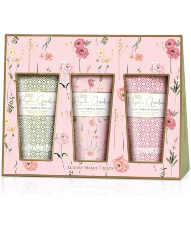 Baylis & Harding Royale Garden Rose Poppy & Vanilla Luxury Hand Treats Gift Set - Vegan Friendly - Buy Online on SooperMarket.com