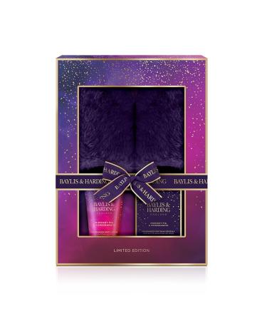 Baylis & Harding Midnight Fig & Pomegranate Luxury Slipper Gift Set (Pack of 1) - Vegan Friendly