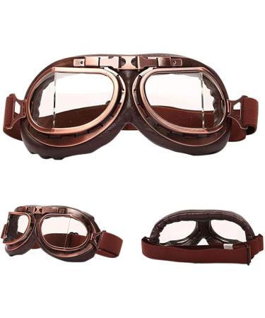 Peicees Trapper Aviator Hat and Goggles Costume Set - Bomber Trooper Ushanka with Fur Ear Flap - Buy Online on SooperMarket.com