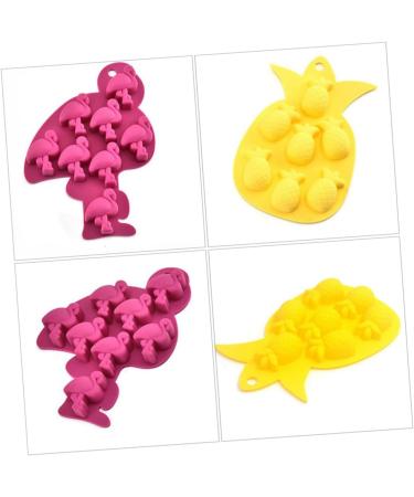 BIUDECO 4pcs Silicone Ice Mold Silicone Molds Cookie Baking Ice- Making Molds Cake Molds Ice Tray Pudding - Buy Online on SooperMarket.com