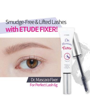 ETUDE HOUSE Dr. Mascara Fixer 01 for Perfect Lash | Long-Lasting Smudge-Proof Care Mascara Fixer | Korean Makeup for Natural Volume Up - Buy Online on SooperMarket.com