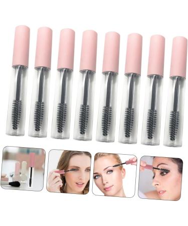 HAPINARY 40 Pcs Mascara Tube Makeup Sample Jars Portable Brush Brow Tube Abs Pink - Buy Online on SooperMarket.com