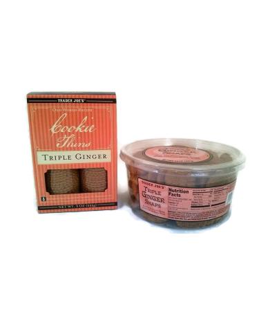 Trader Joe's Triple Ginger Snaps and Cookie Thins Duo - Buy Online on SooperMarket.com