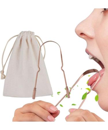 Ecoticfate Stainless Steel Tongue Scraper - U-Shaped Tongue Cleaning Brush for Bad Breath & Oral Hygiene | International Shipping Available - Buy Online on SooperMarket.com