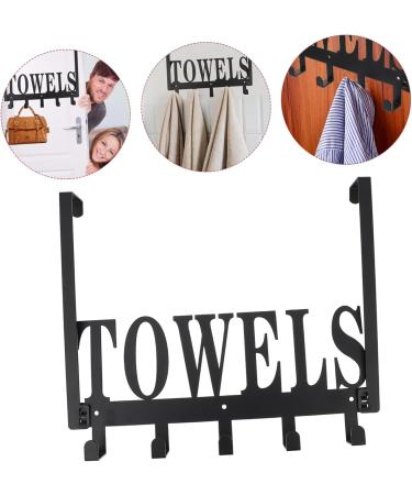 Alipis 1pc Door Hook Hand Towel Hook Towel Hooks Door Towel Hanger Iron Storage Hook Jewelry Back Door - Buy Online on SooperMarket.com