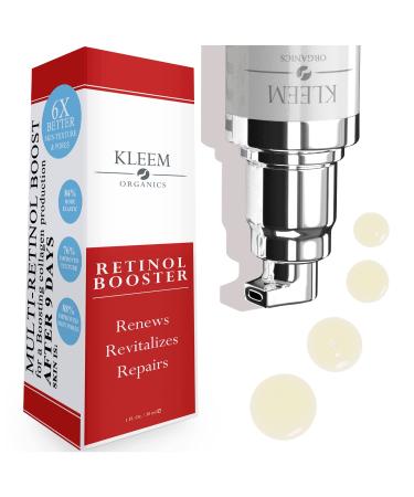 Resurfacing Retinol Serum for Face with Hyaluronic Acid & Vitamin E - Organic Anti Wrinkle Serum to Reduce Wrinkles  Repair Sun Damage  Restore Elasticity & Firmness for More Radiant Looking Skin