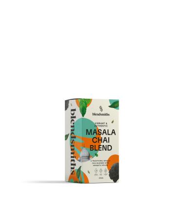 BLENDSMITHS | Masala Chai Blend | Spiced Indian Masala Chai Powder | Chai Latte Powder | 250g Box - 23 servings 250g Bag