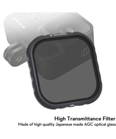 LENSKINS 4-Pack Lens Filter ND8 ND16 ND32 CPL for GoPro Hero 8 Black - Lens Protector and Accessories - Buy Online on SooperMarket.com