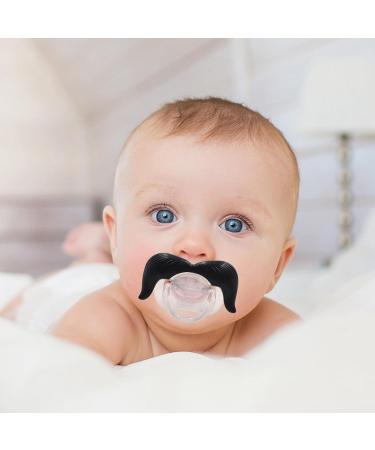Jomewory Funny Schnuller Bart - Silicone Mustache Pacifier for Babies | Unique Baby Teething Toy & Gift - Buy Online on SooperMarket.com