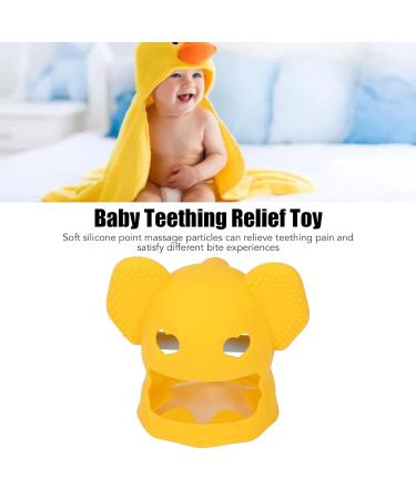 Shop Baby Massager & Bite Ring Toy - Silicone Baby Glove with Elephant Design for Teething Relief | International Shipping Available - Buy Online on SooperMarket.com