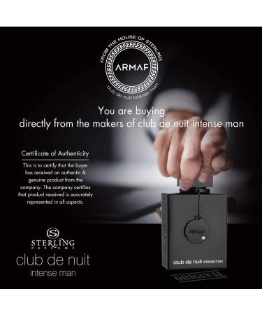 Armaf Club De Nuit Intense Man EDT Men 3.6 Fl Oz - New in Box - Black - Buy Online on SooperMarket.com