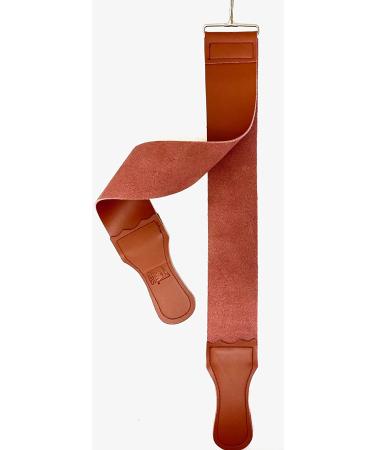 G.B.S Leather Razor Strop 2.5 x 22 Super Soft Cowhide with 30 ML Strop Paste - Dual Straps for Sharpening Razor, Knives & Cutlery - Keep Your Blades Sharp | [Brand Name] - Buy Online on SooperMarket.com