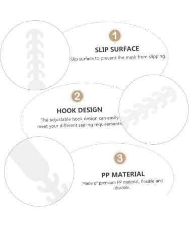 20-Pack Mask Clips & Holders | Mask Accessories for Comfortable Wear | International Shipping - Buy Online on SooperMarket.com