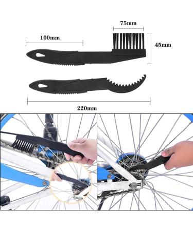 UILB Bike Chain Scrubber Set - 10oz Cleaning Agent & Brush Kit for Bicycle Chain and Gear Wheel - Buy Online on SooperMarket.com