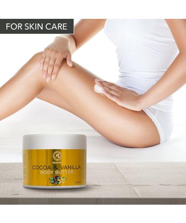 Cocoa & Vanilla Body Butter 250g | Natural Moisturizer for Very Dry Skin | Luxurious Skin & Hand Care - Buy Online on SooperMarket.com