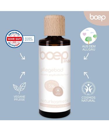 Boep Med Care Bath Oil - Vegan Soothing Oil for Sensitive Skin & Neurodermatitis | Doctor-Developed Natural Cosmetics (125ml) - Buy Online on SooperMarket.com