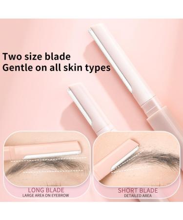 Eyebrow Razor Facial Razor Shaper for Precisely Triming and Shaping Facial Hair Women's Trimmer Shaving Grooming Kit (3 count) - Buy Online on SooperMarket.com