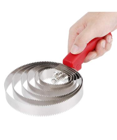 Horse Brush Reversible Stainless Steel Curry Comb Shedding Brush with Soft Hand Grip for Livestock Grooming