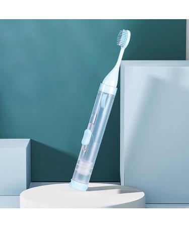 VISIBLURRY Travel Toothbrush Set - Foldable & Comfortable Tooth Cleaning Solution | Perfect for Excursions Camping & Business Trips - Buy Online on SooperMarket.com