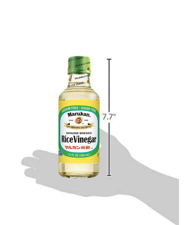 Marukan Genuine Brewed Rice Vinegar 12oz Glass Bottle - Premium Quality - Buy Online on SooperMarket.com