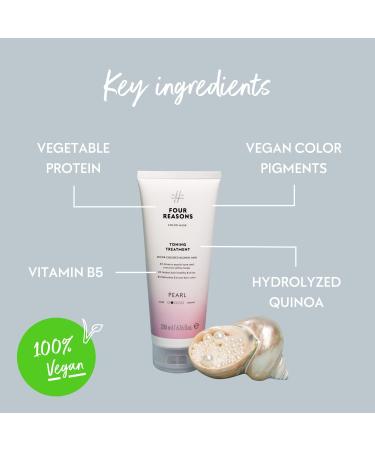 Color Mask Pearl Blond: Toning Treatment for Color-Treated Hair - 200ml | Vegan & Cruelty-Free | Semi-Permanent Dye | 23 Colors Available - Buy Online on SooperMarket.com