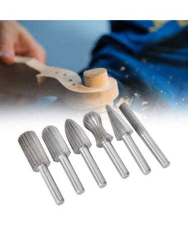 Rotating Grinding File Set - 6pcs Bearing Steel Drill Rotary File Bits for Carving & Metalworking - International Shipping Available - Buy Online on SooperMarket.com