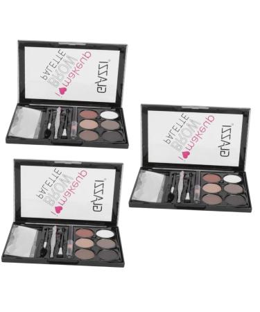 Didiseaon 3 sets Lasting Tool Makeup Cosmetic No Long-lasting Fading Supply Kit Six-color Paste