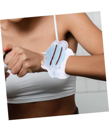 FRCOLOR 4pcs Face Wash Wristband Plush Hair Scrunchies Elastic Makeup Towel Adjustable Hair Band Elastic Scrunchy Ties Absorbent Wristbands Wash Arm Towel Flannel Elasticity South Korea - Buy Online on SooperMarket.com
